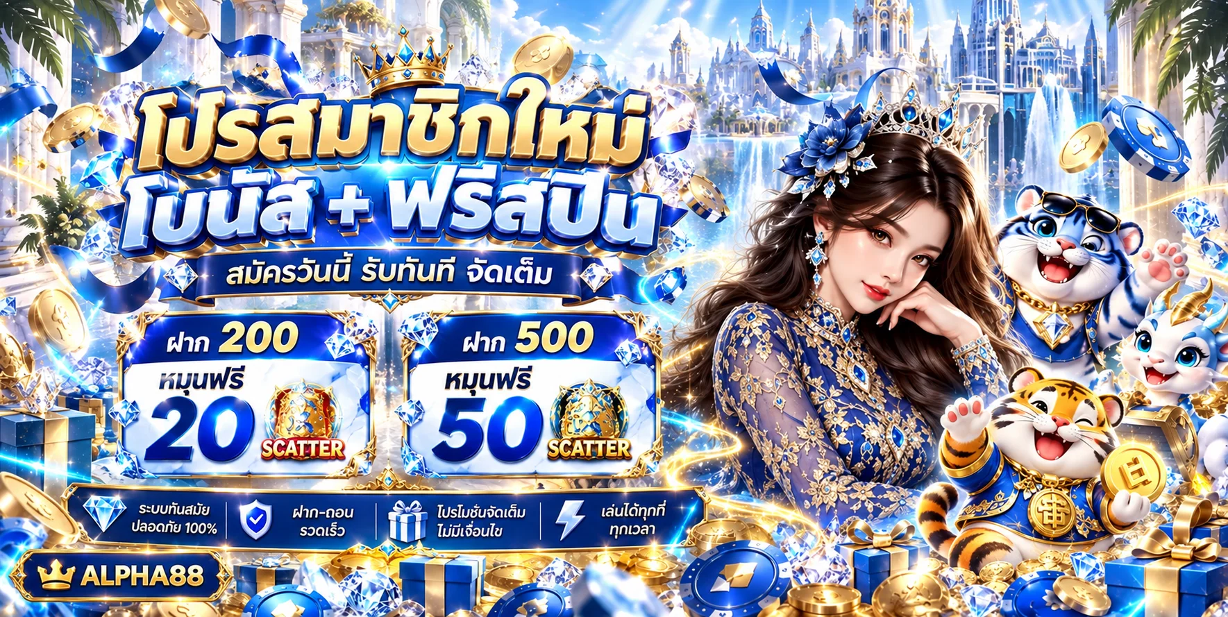 ALPHA88 ทางเข้าเว็บหลัก สมัครสมาชิกและข้อมูลบริการ